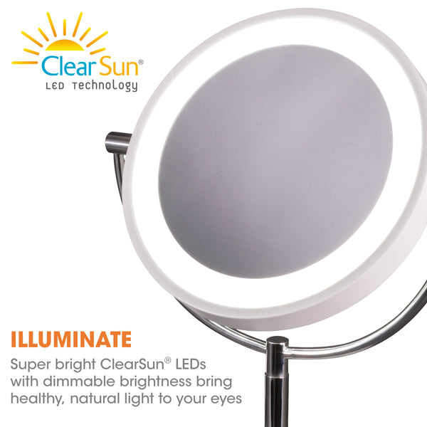 Ottlite Wireless Charging LED Makeup Mirror