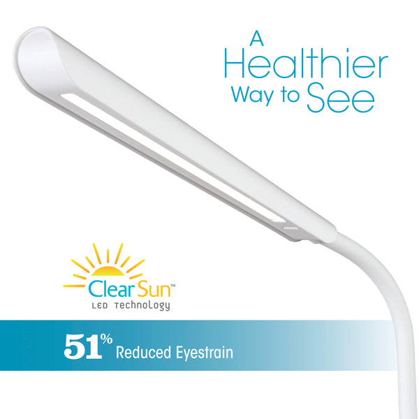 Ottlite Power Up LED Desk Lamp With Wireless Charging