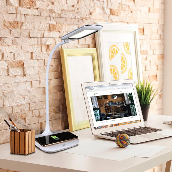 Ottlite Prevention By OttLite LED Desk Lamp With Wireless Charging