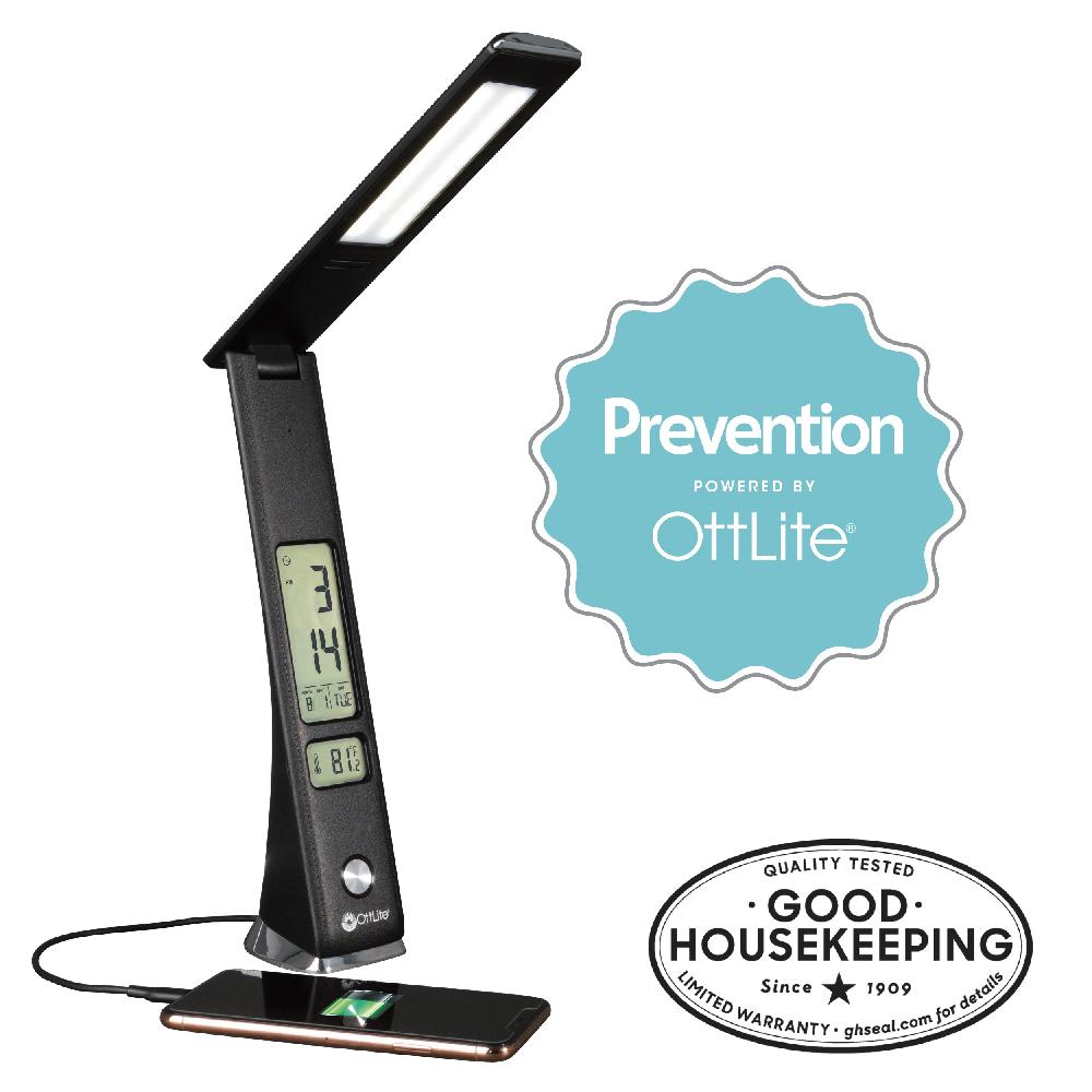 ottlite Prevention by OttLite LED Task Lamp with Digital Display