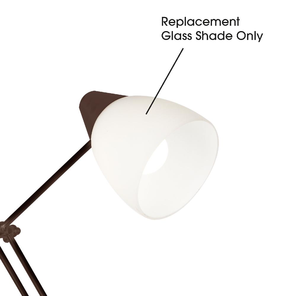 ottlite Replacement Glass Lamp Shade for Webster Floor Lamp