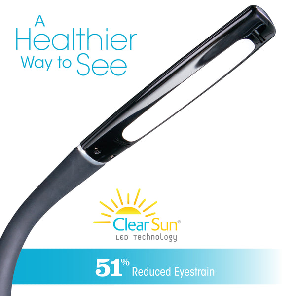 Ottlite Swerve LED Desk Lamp With 3 Color Modes And USB