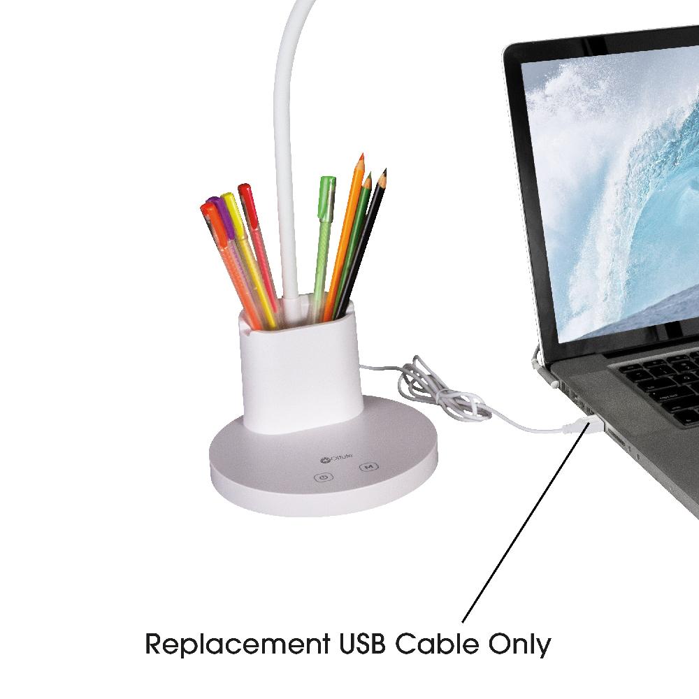 ottlite USB Cable for Rechargeable LED Lamp with Phone Holder