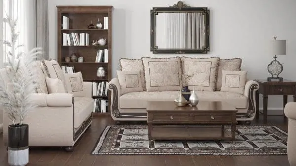 Ottomanson Americana Collection Linen Color Sofabed