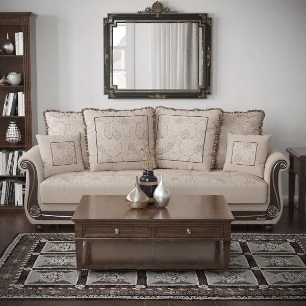 ottomanson Americana Collection Linen Color Sofabed