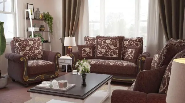 Ottomanson Americana Collection Royal Brown Armchair
