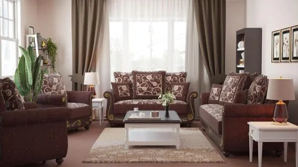 Ottomanson Americana Collection Royal Brown Armchair