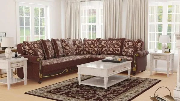 ottomanson Americana Collection Royal Brown Sectional