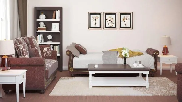 Ottomanson Americana Collection Royal Brown Sofabed