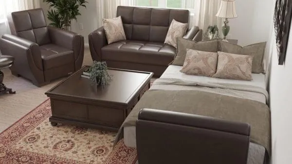 Ottomanson Armada Air Collection Dark Brown Armchair