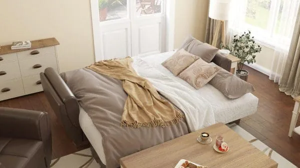 Ottomanson Armada Air Collection Dark Brown Chaise Lounge