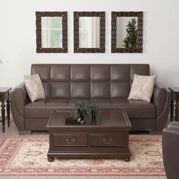 ottomanson Armada Air Collection Dark Brown Sofabed