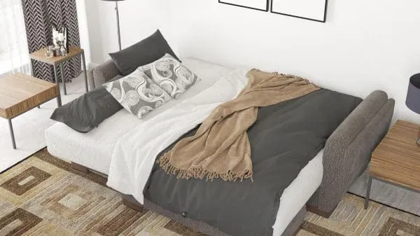 Ottomanson Armada Air Collection Dark Slate Gray Chaise Lounge