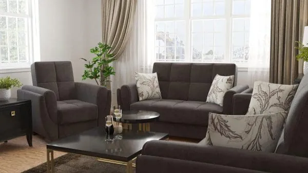 Ottomanson Armada Air Collection Friar Brown Armchair