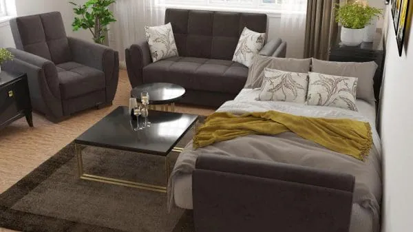 Ottomanson Armada Air Collection Friar Brown Armchair