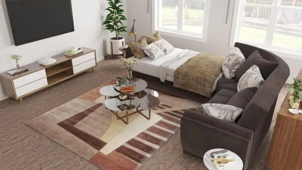 Ottomanson Armada Air Collection Friar Brown Sectional