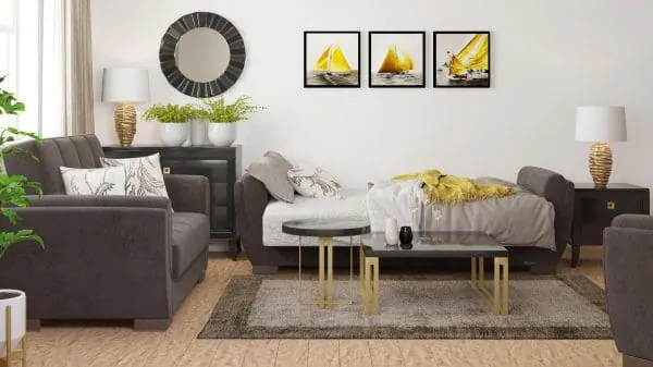 Ottomanson Armada Air Collection Friar Brown Sofabed