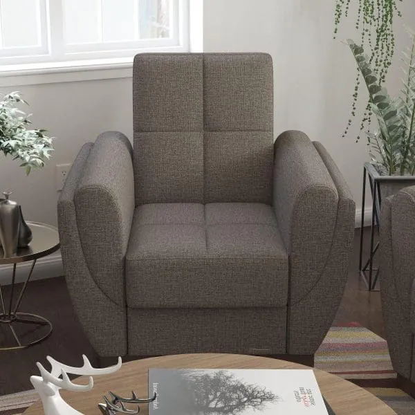 ottomanson Armada Air Collection Tannin Brown Armchair