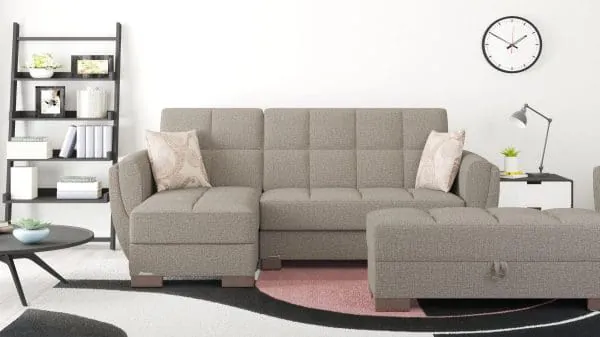 ottomanson Armada Air Collection Tannin Brown Chaise Lounge