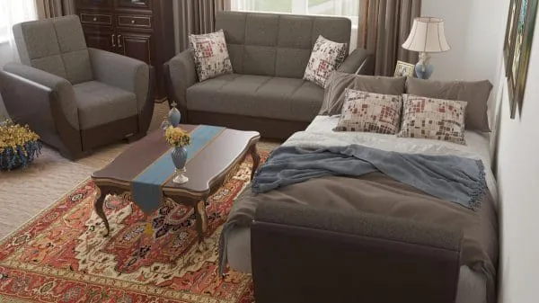 Ottomanson Armada Air Collection Tannin Brown/Dark Brown Armchair