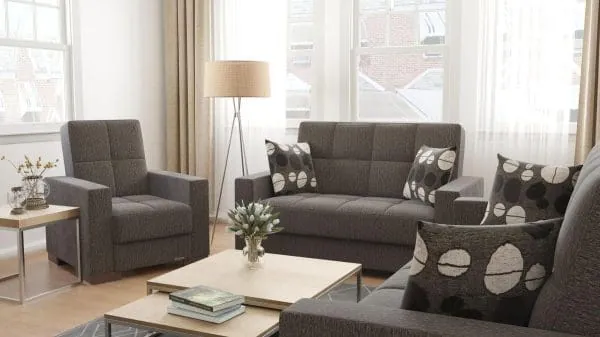 Ottomanson Armada Collection Dark Slate Gray Armchair