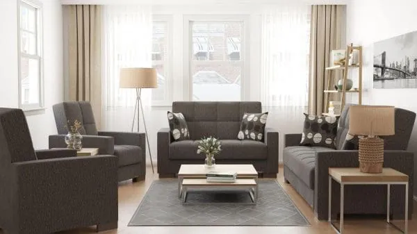 Ottomanson Armada Collection Dark Slate Gray Armchair