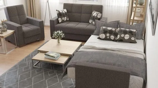 Ottomanson Armada Collection Dark Slate Gray Armchair