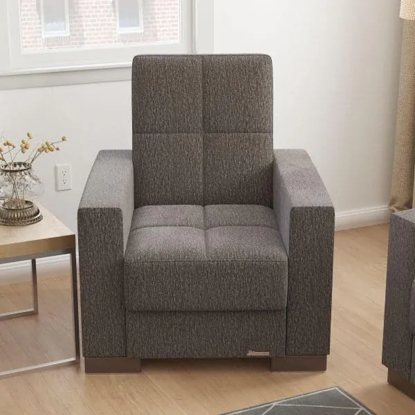ottomanson Armada Collection Dark Slate Gray Armchair