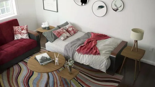 Ottomanson Armada Luxe Collection Beaujolais/Black Sofabed