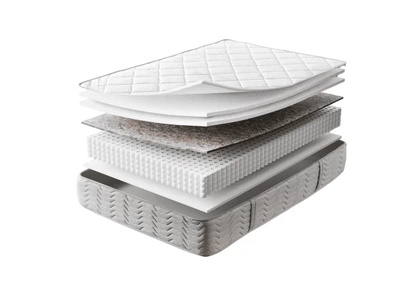 Ottomanson BioSalt Collection 12-Inch Hybrid Firm Twin Mattress
