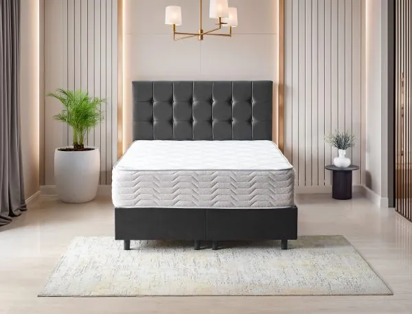 ottomanson BioSalt Collection 12-Inch Hybrid Firm Twin Mattress