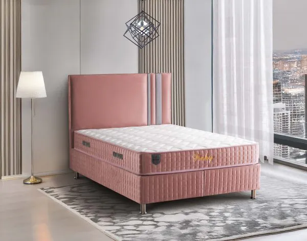 Ottomanson Blue | Pinky Collection 9-Inch Hybrid Medium Firm Full Mattress