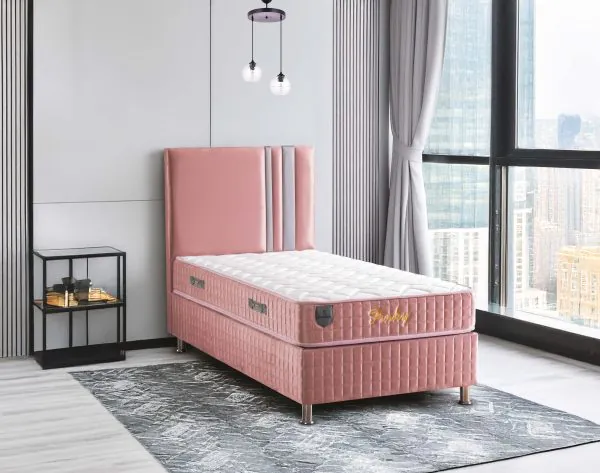 Ottomanson Blue | Pinky Collection 9-Inch Hybrid Medium Firm Twin Mattress