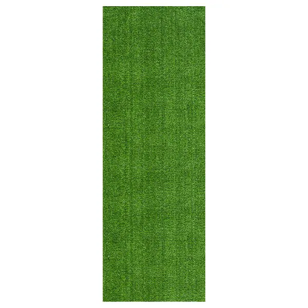 ottomanson Evergreen Collection Artificial Grass Rug 0.35″ Pile Height