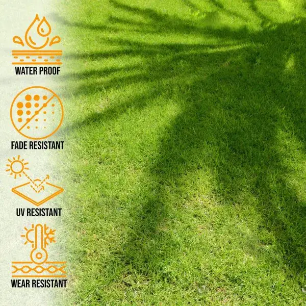 Ottomanson Evergreen Collection Artificial Grass Rug 1.15″ Pile Height