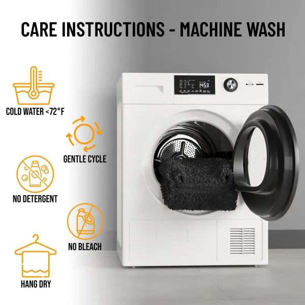 Ottomanson Oasis Collection Dark Gray 20″x59″ Runner Rug