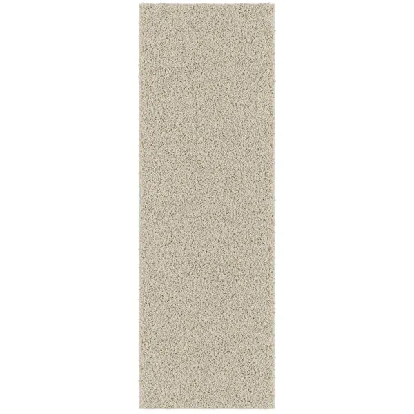 ottomanson Oasis Collection Off-White 20″x59″ Runner Rug