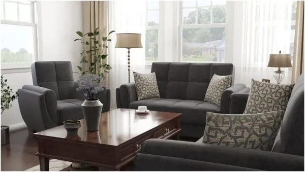 Ottomanson Armada Air Collection Black Armchair