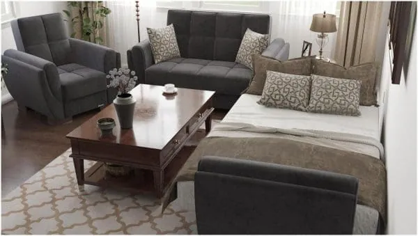 Ottomanson Armada Air Collection Black Armchair