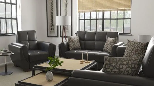 Ottomanson Armada Air Collection Black Armchair