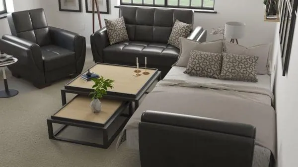 Ottomanson Armada Air Collection Black Armchair