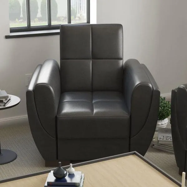 ottomanson Armada Air Collection Black Armchair