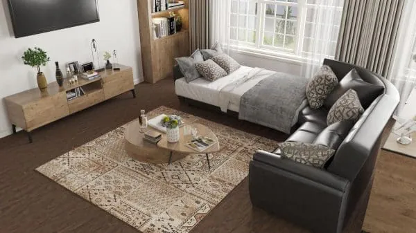 Ottomanson Armada Air Collection Black Sectional