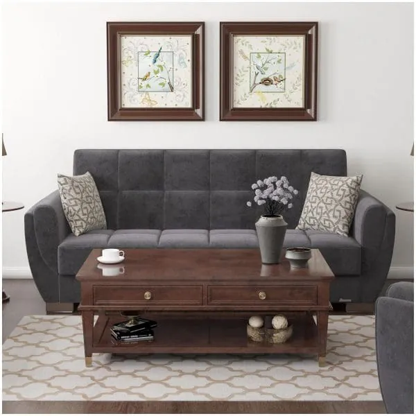 ottomanson Armada Air Collection Black Sofabed