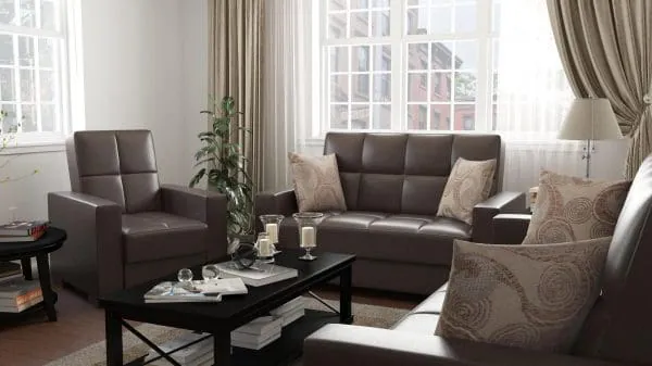 Ottomanson Armada Collection Dark Brown Armchair