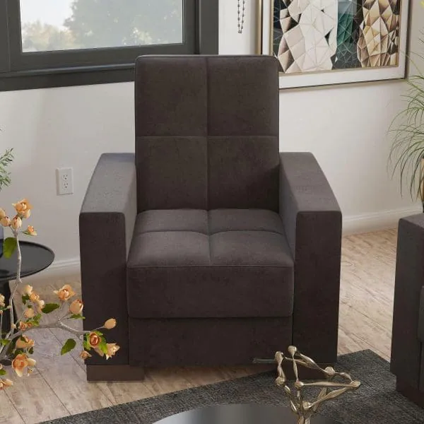 ottomanson Armada Collection Friar Brown Armchair