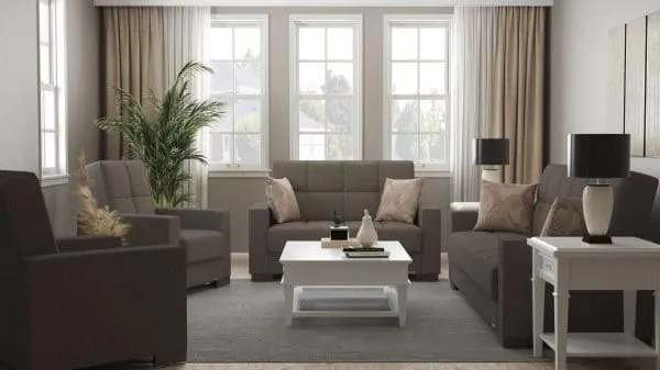 Ottomanson Armada Collection Tannin Brown Armchair