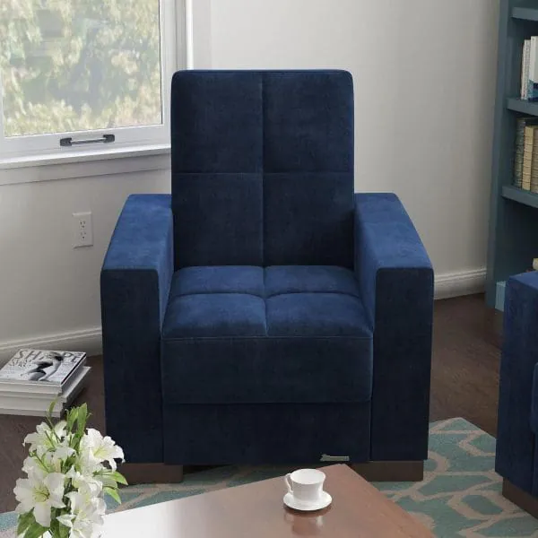 ottomanson Armada Collection True Blue Armchair