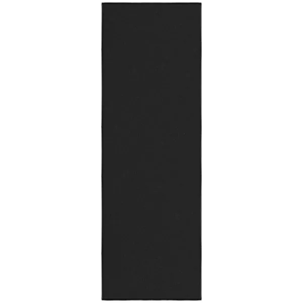 ottomanson Ottomanson Black Modern Solid Design 20″ x 59″ Runner Rug