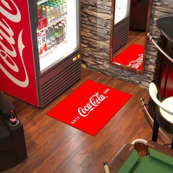 Ottomanson Ottomanson Coca Cola Red Classic Logo 2’3″ X 3′ Doormat